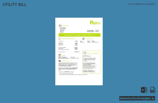 Beispielrechnung von Flow Energy im Vereinigten Königreich (Vorschau)